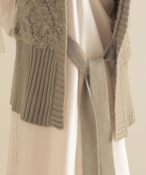 BeAMS DOT（ビームスドット）の「【WEB限定】BeAMS DOT / ジャカード ニットベスト（ベスト・レディース・ダークブラウン/ベージュ・FREE）」の15枚目の写真