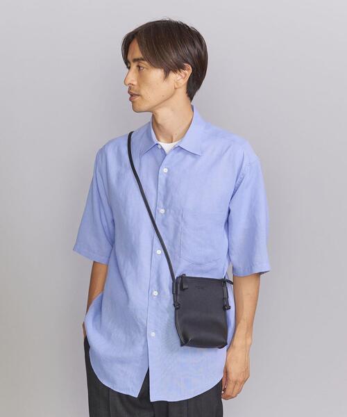 BEAUTY&YOUTH UNITED ARROWS(ビューティーアンドユースユナイテッドアローズ)の「フォルム ジッパー ポーチ バッグ(ショルダーバッグ・メンズ・ブラック/グレー/ロイヤルブルー/ネイビー・FREE)」の16枚目の写真