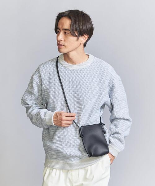 BEAUTY&YOUTH UNITED ARROWS(ビューティーアンドユースユナイテッドアローズ)の「フォルム ジッパー ポーチ バッグ(ショルダーバッグ・メンズ・ブラック/グレー/ロイヤルブルー/ネイビー・FREE)」の19枚目の写真