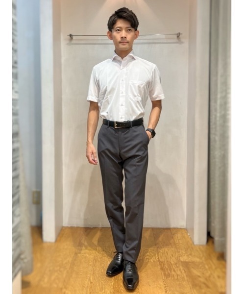 Perfect Suit FActory(パーフェクトスーツファクトリー)の「【洗える】GOOD BIZ スラックス 千鳥 サックスブルー/ネイビー/グレー(スラックス・メンズ・ブルー/チャコールグレー/ネイビー・76/79/88/82/85/94/91/73)」の6枚目の写真