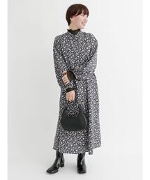 Lugnoncure | 花柄フレアワンピース(ワンピース)