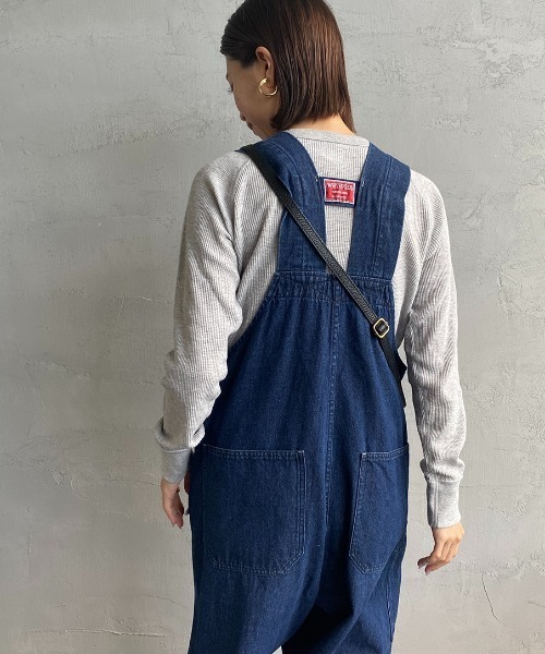 HANES（ヘインズ）の「[HANES/ヘインズ] UNDIES サーマルクルーネックカットソー（Tシャツ/カットソー・レディース・ブラック/オフホワイト/ダークグリーン/ヘザーグレー・F）」の16枚目の写真