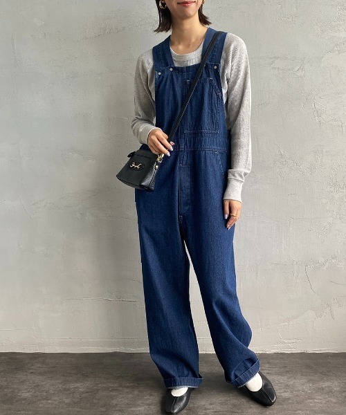 HANES（ヘインズ）の「[HANES/ヘインズ] UNDIES サーマルクルーネックカットソー（Tシャツ/カットソー・レディース・ブラック/オフホワイト/ダークグリーン/ヘザーグレー・F）」の17枚目の写真