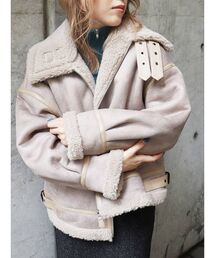 MURUA | ミドルフェイクムートン(ムートンコート)