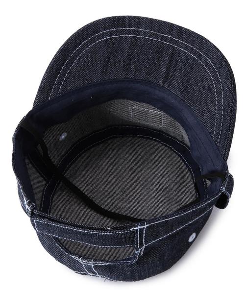 green label relaxing(グリーンレーベルリラクシング)の「【BABY】green label relaxing別注 LEE デニムワークキャップ(キャップ・キッズ・ネイビー・48cm/50cm)」の5枚目の写真