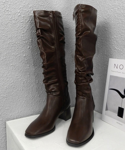 minia(ミニア)の「ルーズロング ◆(ブーツ・レディース・ブラック/ブラウン/アイボリー・LL/S/M/L)」の14枚目の写真