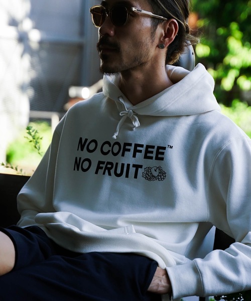 ループウィラー×nocoffeeコラボプルオーバーフーディ NO COFFEE（ノーコーヒー）の「【NO COFFEE × FRUIT OF THE LOOM