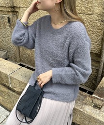 prose verse | ボートネックシャギーニット(ニット/セーター)