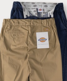 【DICKIES／ディッキーズ】ツイルイージーワイドテーパードパンツ/カラー＆デニム/チノパンツ/スケーターパンツ/ストレッチ