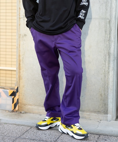 Dickies(ディッキーズ)の「【DICKIES/ディッキーズ】ツイルイージーワイドテーパードパンツ/カラー&デニム/チノパンツ/スケーターパンツ/ストレッチ(チノパンツ・メンズ・ブラック/ベージュ/グリーン/マスタード/レッド/ブルー/アイボリー/ダークグリーン/インディゴブルー/ネイビー/パープル・M/L/XL)」の22枚目の写真