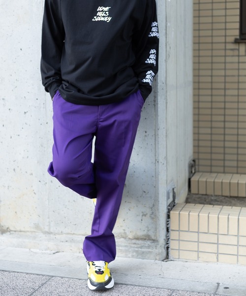 Dickies(ディッキーズ)の「【DICKIES/ディッキーズ】ツイルイージーワイドテーパードパンツ/カラー&デニム/チノパンツ/スケーターパンツ/ストレッチ(チノパンツ・メンズ・ブラック/ベージュ/グリーン/マスタード/レッド/ブルー/アイボリー/ダークグリーン/インディゴブルー/ネイビー/パープル・M/L/XL)」の21枚目の写真