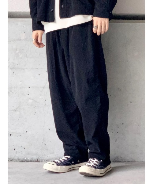 BACK NUMBER(バックナンバー)の「【BACK NUMBER】コーデュロイイージーパンツ(その他パンツ・メンズ・ダークグレー/グリーン/ブラック/オフホワイト・S/M/L/XL)」の2枚目の写真