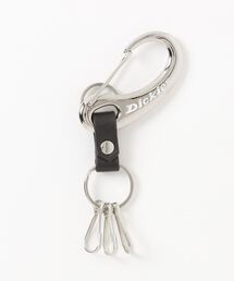 Dickies（ディッキーズ）の「【DICKIES/ディッキーズ】【手ぶらで歩ける】本革使い カラビナキーホルダー フック3個・リング2個 ベルトループ・バッグに（キーホルダー）」