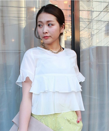 CROON A SONG | フリルブラウス(シャツ/ブラウス)