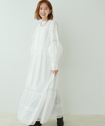 natural couture | 大人ナチュ/ヴィンテージライクレースワンピース(ワンピース)