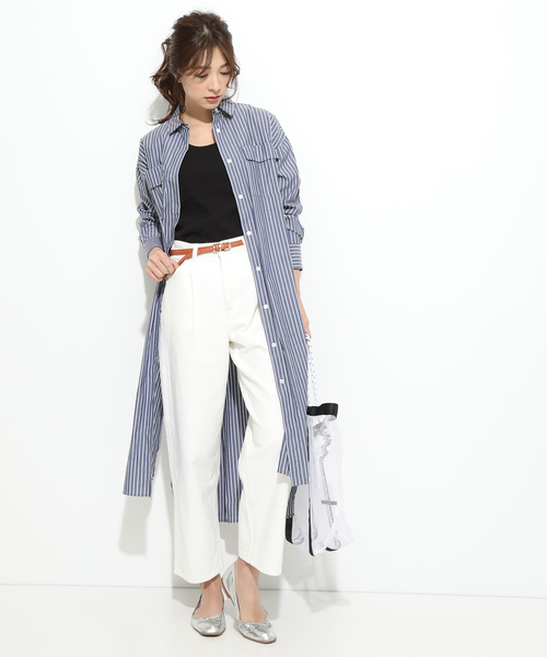 セール ブランド古着 シャツワンピース Maker S Shirt鎌倉コラボ シャツワンピース Vis ビス のファッション通販 Zozoused