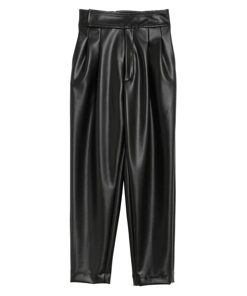 ELENDEEK(エレンディーク)の「ハイウエストタックテーパードパンツ(その他パンツ・レディース・ブラック/ネイビー/ブルー・01/02)」の16枚目の写真