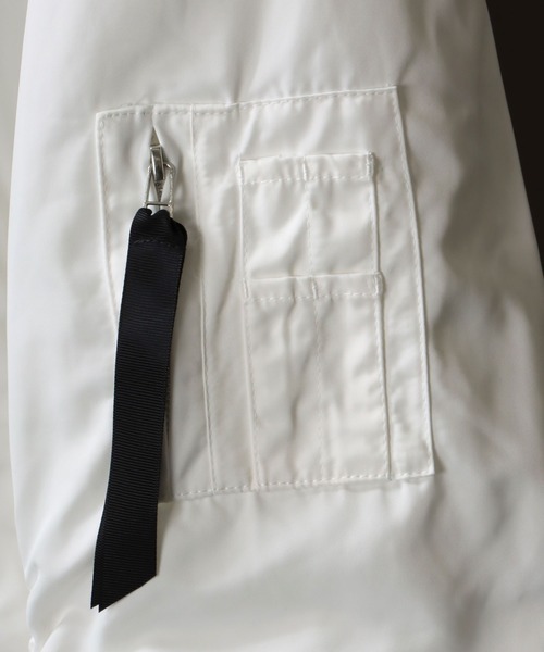 SITRY（シトリー）の「oversize Heavy Twill MA-1/オーバーサイズ ヘビーツイル MA-1（MA-1・メンズ・ホワイト系その他/ブラック系その他/カーキ/ホワイト/ブラック・M/L）」の12枚目の写真