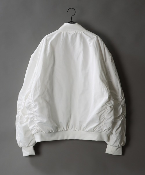 SITRY（シトリー）の「oversize Heavy Twill MA-1/オーバーサイズ ヘビーツイル MA-1（MA-1・メンズ・ホワイト系その他/ブラック系その他/カーキ/ホワイト/ブラック・M/L）」の8枚目の写真
