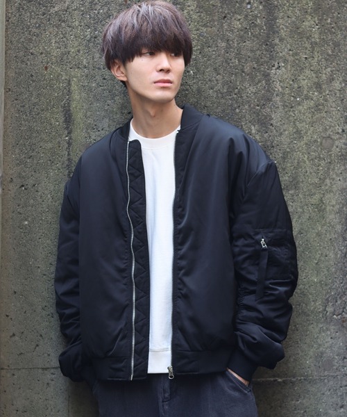 SITRY（シトリー）の「oversize Heavy Twill MA-1/オーバーサイズ ヘビーツイル MA-1（MA-1・メンズ・ホワイト系その他/ブラック系その他/カーキ/ホワイト/ブラック・M/L）」の21枚目の写真
