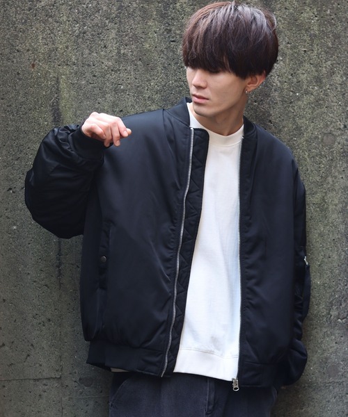SITRY（シトリー）の「oversize Heavy Twill MA-1/オーバーサイズ ヘビーツイル MA-1（MA-1・メンズ・ホワイト系その他/ブラック系その他/カーキ/ホワイト/ブラック・M/L）」の22枚目の写真
