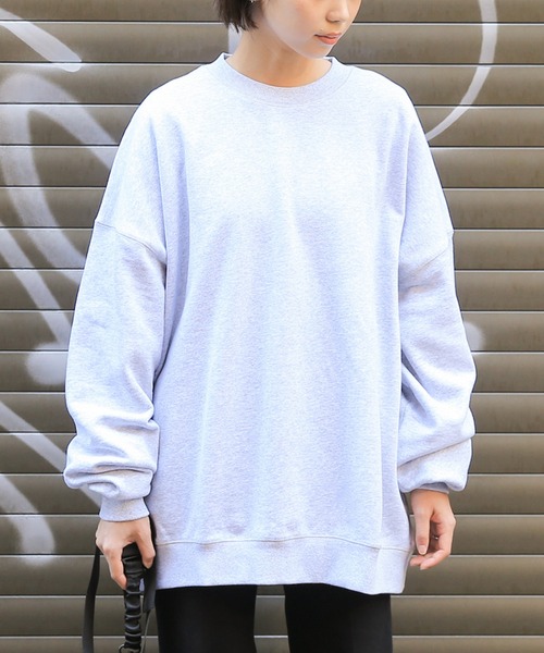WAIPER.inc(ワイパーインク)の「USAコットン!Good wear グッドウェア BIG クルーネックトレーナー【2W7-0521】(スウェット・メンズ・ブラック/ベージュ/ネイビー/オフホワイト/カーキ/杢グレー/ブラウン/ダークグリーン/グレイッシュベージュ/チャコールグレー・S/M/L/XL)」の5枚目の写真