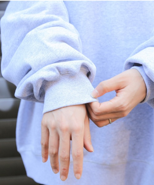 WAIPER.inc(ワイパーインク)の「USAコットン!Good wear グッドウェア BIG クルーネックトレーナー【2W7-0521】(スウェット・メンズ・ブラック/ベージュ/ネイビー/オフホワイト/カーキ/杢グレー/ブラウン/ダークグリーン/グレイッシュベージュ/チャコールグレー・S/M/L/XL)」の17枚目の写真
