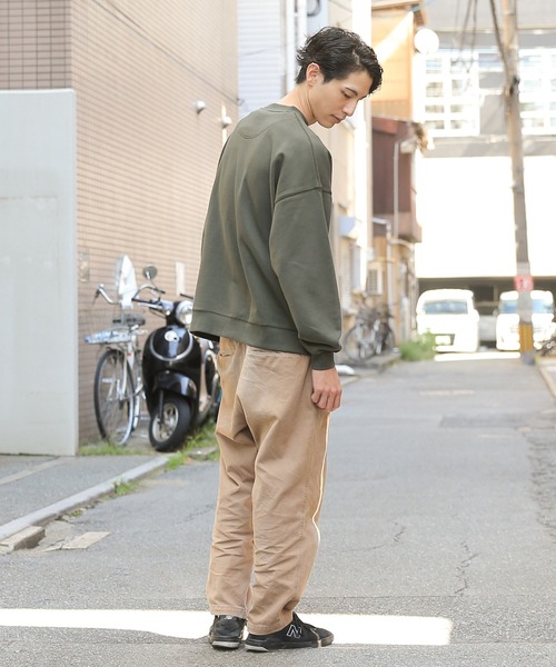 WAIPER.inc(ワイパーインク)の「USAコットン!Good wear グッドウェア BIG クルーネックトレーナー【2W7-0521】(スウェット・メンズ・ブラック/ベージュ/ネイビー/オフホワイト/カーキ/杢グレー/ブラウン/ダークグリーン/グレイッシュベージュ/チャコールグレー・S/M/L/XL)」の11枚目の写真