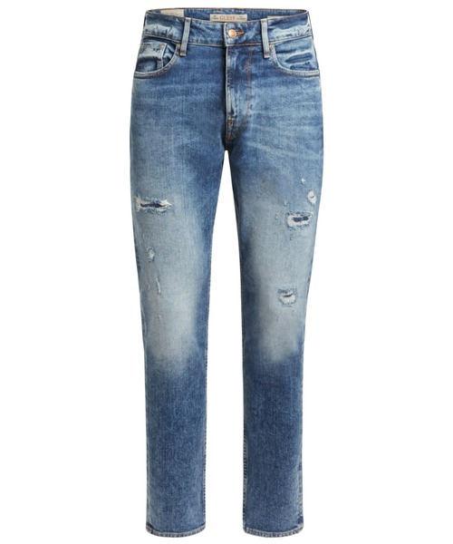 Guess(ゲス)の「Eco Slim Tapered Jeans(デニムパンツ・メンズ・インディゴブルー・29inch/30inch/31inch/32inch)」の7枚目の写真