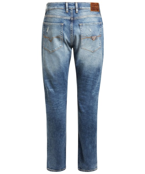 Guess(ゲス)の「Eco Slim Tapered Jeans(デニムパンツ・メンズ・インディゴブルー・29inch/30inch/31inch/32inch)」の8枚目の写真