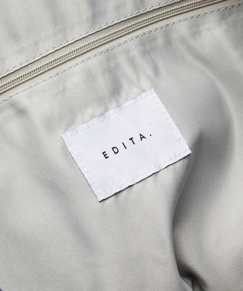 EDITA.（エディータ）の「ネオプレンスタイリッシュトート　A4収納 / 通勤（トートバッグ・レディース・チャコールグレー/ブラック/ダークグレー・FREE）」の16枚目の写真