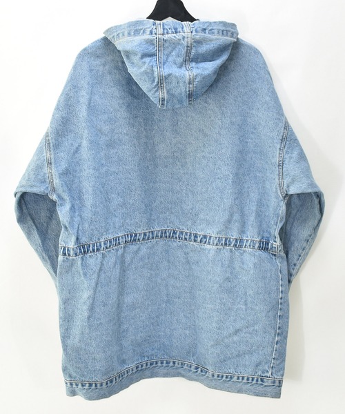 VINTAGE(ヴィンテージ)の「【ヴィンテージ古着】90s BLUES "AUTHENTIC JEANS WEAR" フード付き デニムジャケット(デニムジャケット・メンズ・ブルー・MEDIUM)」の5枚目の写真