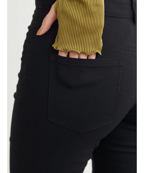 Green Parks(グリーンパークス)の「裏起毛ストレッチスキニーパンツ(その他パンツ・レディース・ブラック/グレイッシュベージュ・S/M/L)」の9枚目の写真