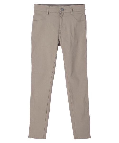 Green Parks(グリーンパークス)の「裏起毛ストレッチスキニーパンツ(その他パンツ・レディース・ブラック/グレイッシュベージュ・S/M/L)」の2枚目の写真