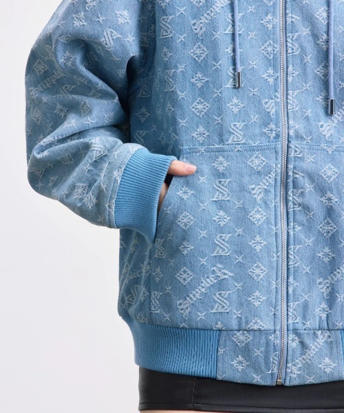 サプライヤー モノグラム デニム パーカー | SUPPLIER SUPPLIER（サプライヤー）の「SUPPLIER/サプライヤー/MONOGRAM
