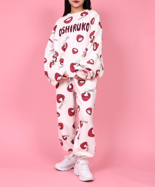 PUNYUS（プニュズ）の「おしるこ総柄スウェット(OSHIRUKO)（スウェット・レディース・その他1・1/2/3/4）」の12枚目の写真