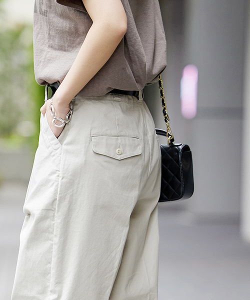 JOURNAL STANDARD（ジャーナルスタンダード）の「■■タックパンツ（その他パンツ・レディース・ベージュ/ピンク/ホワイト系その他・36/38/40）」の8枚目の写真