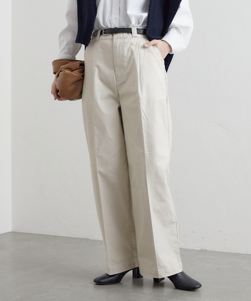 JOURNAL STANDARD（ジャーナルスタンダード）の「■■タックパンツ（その他パンツ・レディース・ベージュ/ピンク/ホワイト系その他・36/38/40）」の12枚目の写真