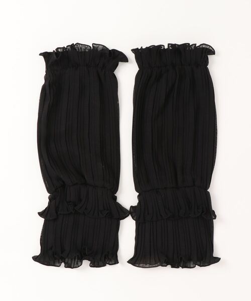 apres jour mignon（アプレジュールミニョン）の「プリーツアームウォーマー【ZOZOTOWN限定アイテム】（アームカバー・レディース・ライトベージュ/ブラック/オレンジ/グリーン・X-LARGE/フリー）」の18枚目の写真