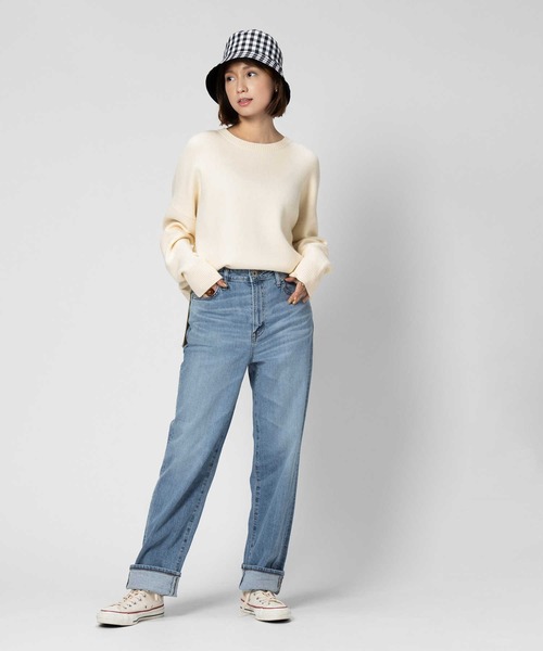 SOMETHING(サムシング)の「SOMETHING(サムシング)【レディース】「ELSA」ストレートパンツ(デニムパンツ・レディース・ライトインディゴブルー・XS/S/L/M)」の21枚目の写真