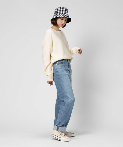 SOMETHING(サムシング)の「SOMETHING(サムシング)【レディース】「ELSA」ストレートパンツ(デニムパンツ・レディース・ライトインディゴブルー・XS/S/L/M)」の20枚目の写真