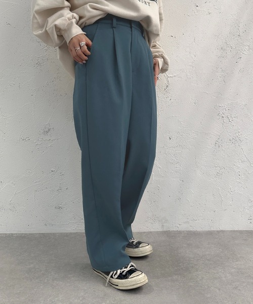 apres jour mignon（アプレジュールミニョン）の「カラーゆるテーパードパンツ【ZOZOTOWN限定アイテム】（その他パンツ・レディース・ピンク/オレンジ/ブルー/グリーン・SMALL/MEDIUM/X-LARGE）」の22枚目の写真