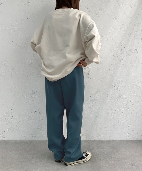 apres jour mignon（アプレジュールミニョン）の「カラーゆるテーパードパンツ【ZOZOTOWN限定アイテム】（その他パンツ・レディース・ピンク/オレンジ/ブルー/グリーン・SMALL/MEDIUM/X-LARGE）」の10枚目の写真