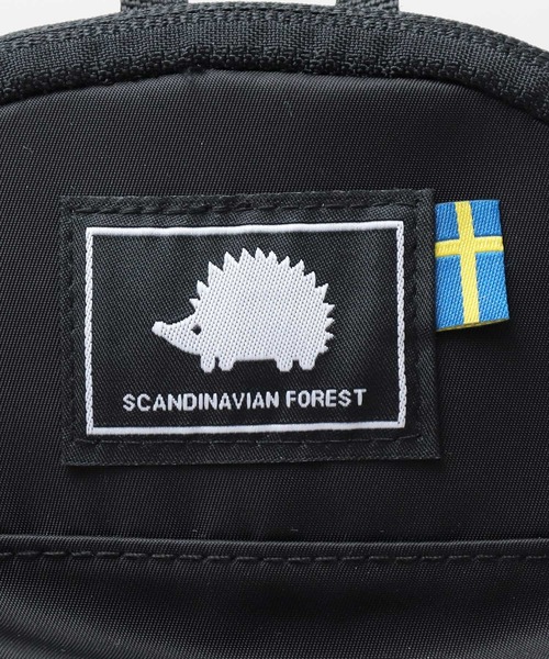 SCANDINAVIAN FOREST（スカンジナビアン・フォレスト）の「撥水ナイロン 軽量 ミニリュック型 ポシェット（ショルダーバッグ・レディース・グレー/ブラック/ベージュ/ブラウン/ブルー・FREE）」の18枚目の写真