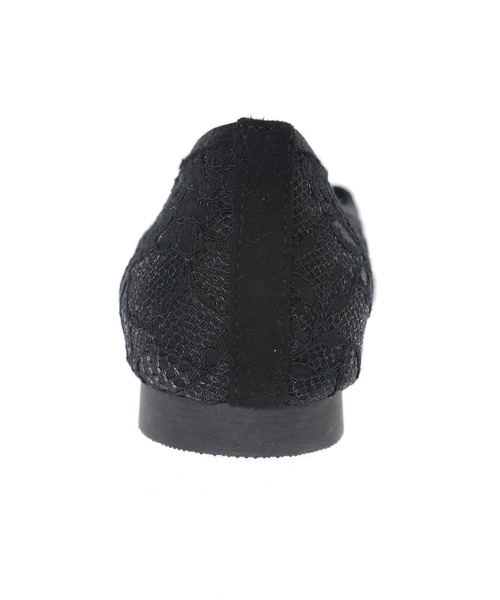 Edit Sheen（エディットシーン）の「レースフラットシューズ（パンプス・レディース・アイボリー/ブラック・23.0cm/23.5cm/22.5cm/24.0cm/24.5cm）」の6枚目の写真