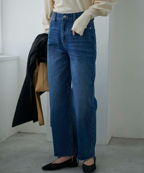 Edit Sheen（エディットシーン）の「レースフラットシューズ（パンプス・レディース・アイボリー/ブラック・23.0cm/23.5cm/22.5cm/24.0cm/24.5cm）」の3枚目の写真