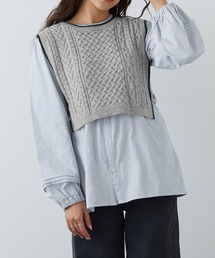 179/WG | ベスト+チュニックブラウスＳＥＴ(ベスト)