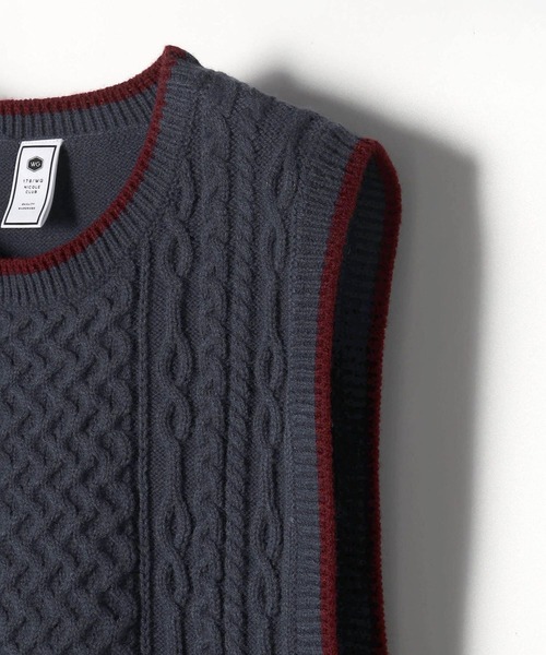 179/WG(イチナナキュウダブルジー)の「ベスト+チュニックブラウスSET(ベスト・レディース・グレー/ブルー/オフホワイト・FREE)」の8枚目の写真