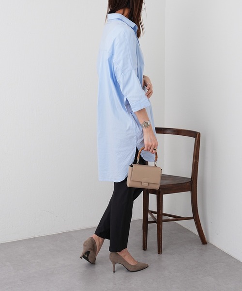 Pal collection(パルコレクション)の「《BEAURE/ビュレ》バンブーハンドルショルダーバック(ショルダーバッグ・レディース・グレー系その他/パープル/グリーン/ブラック・FREE)」の13枚目の写真