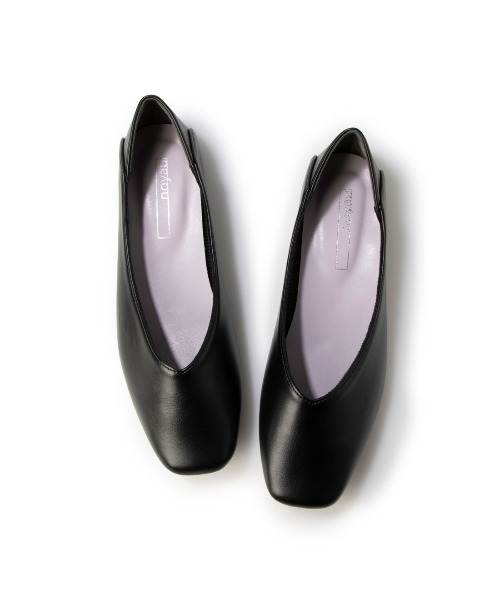 noyau（ノヤウ）の「ソフトタッチVカットバレエ（バレエシューズ・レディース・ブラック/アイボリー/キャメル/シルバー/ブラック系その他3・LL/S/M/L）」の6枚目の写真